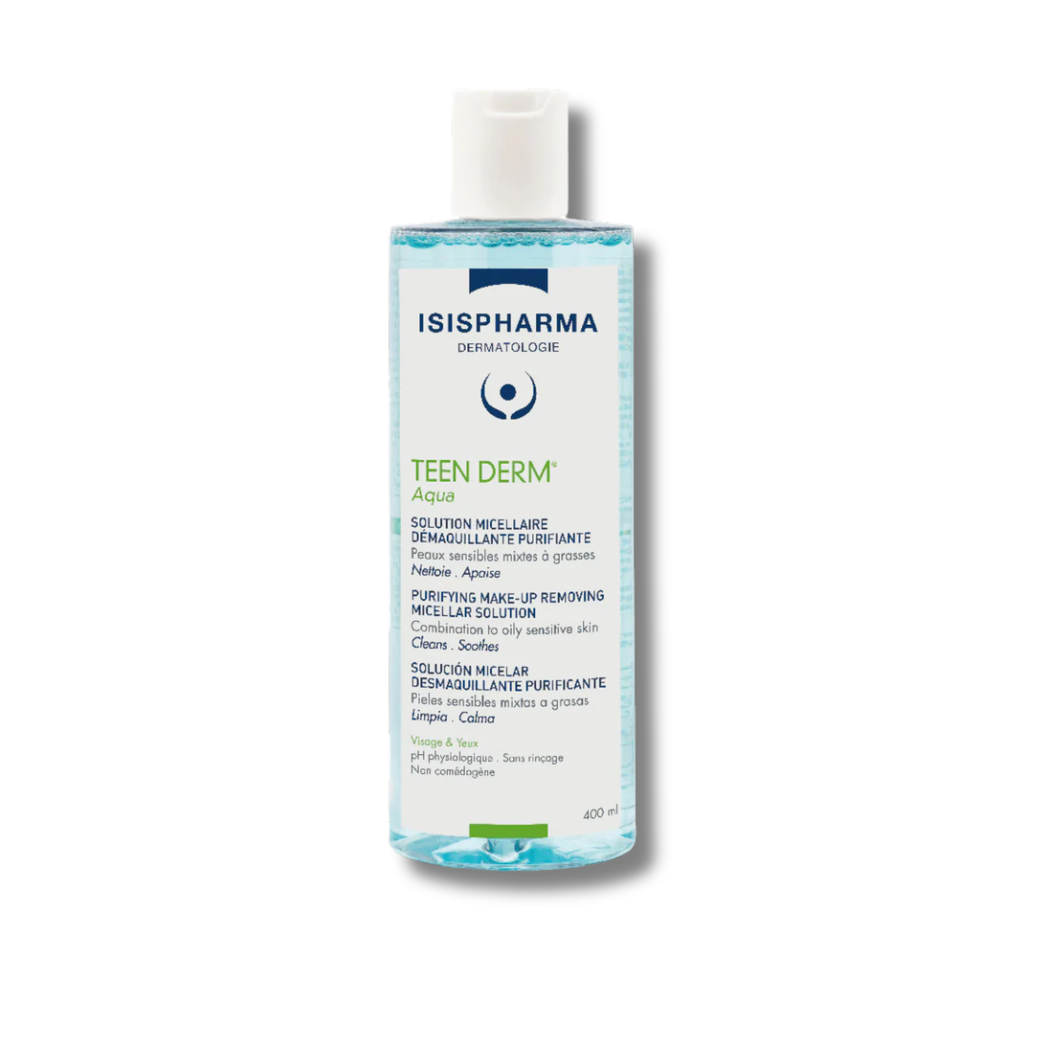 TEEN DERM AQUA SOLUCION MICELAR