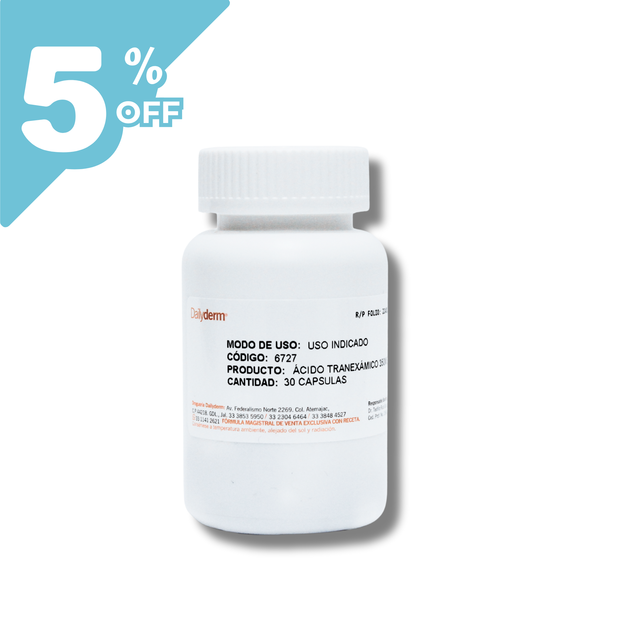 ACIDO TRANEXAMICO 350MG