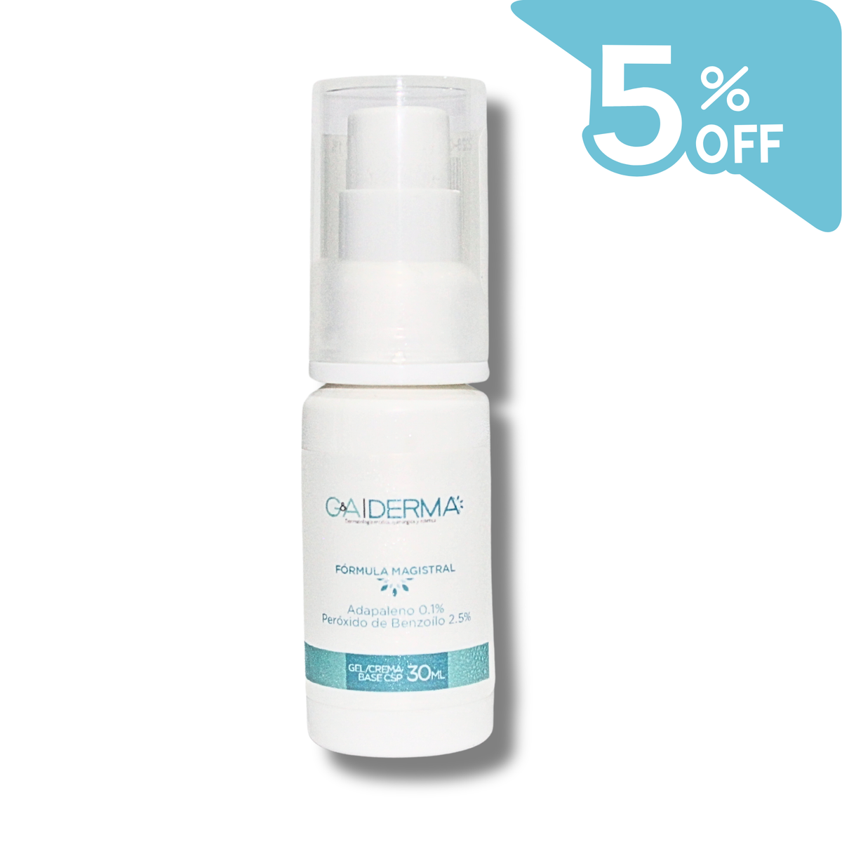ADAPALENO 0.1% PEROXIDO BENZOILO 2.5% GEL