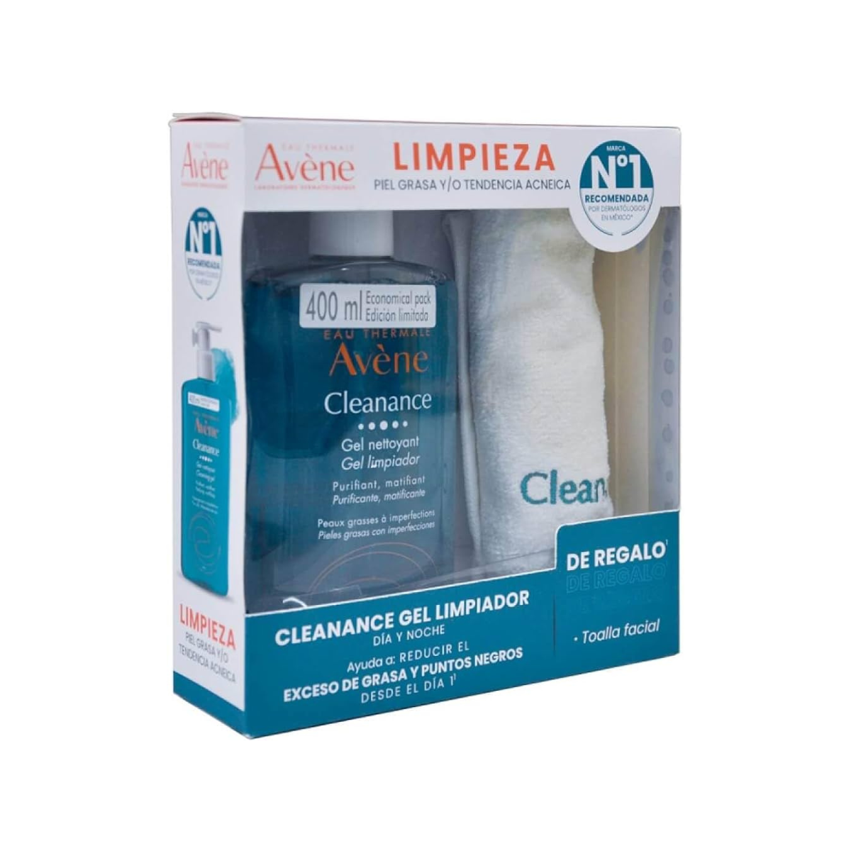 CLEANANCE GEL 400ML + KIT TOALLA