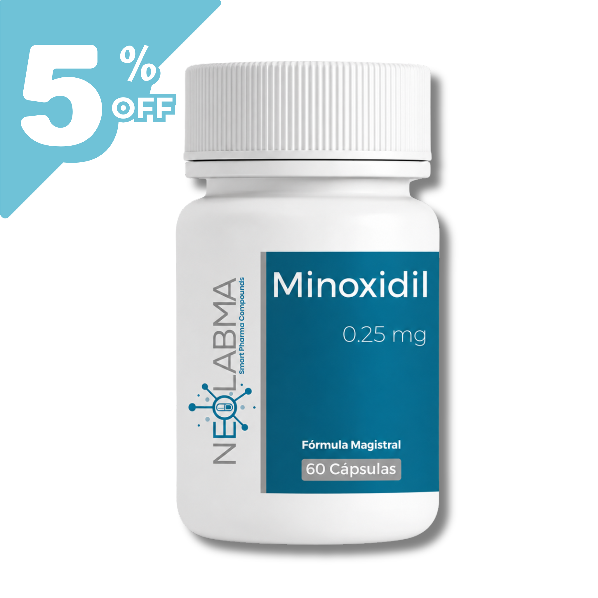MINOXIDIL 0.25 MG 60 CÁPSULAS