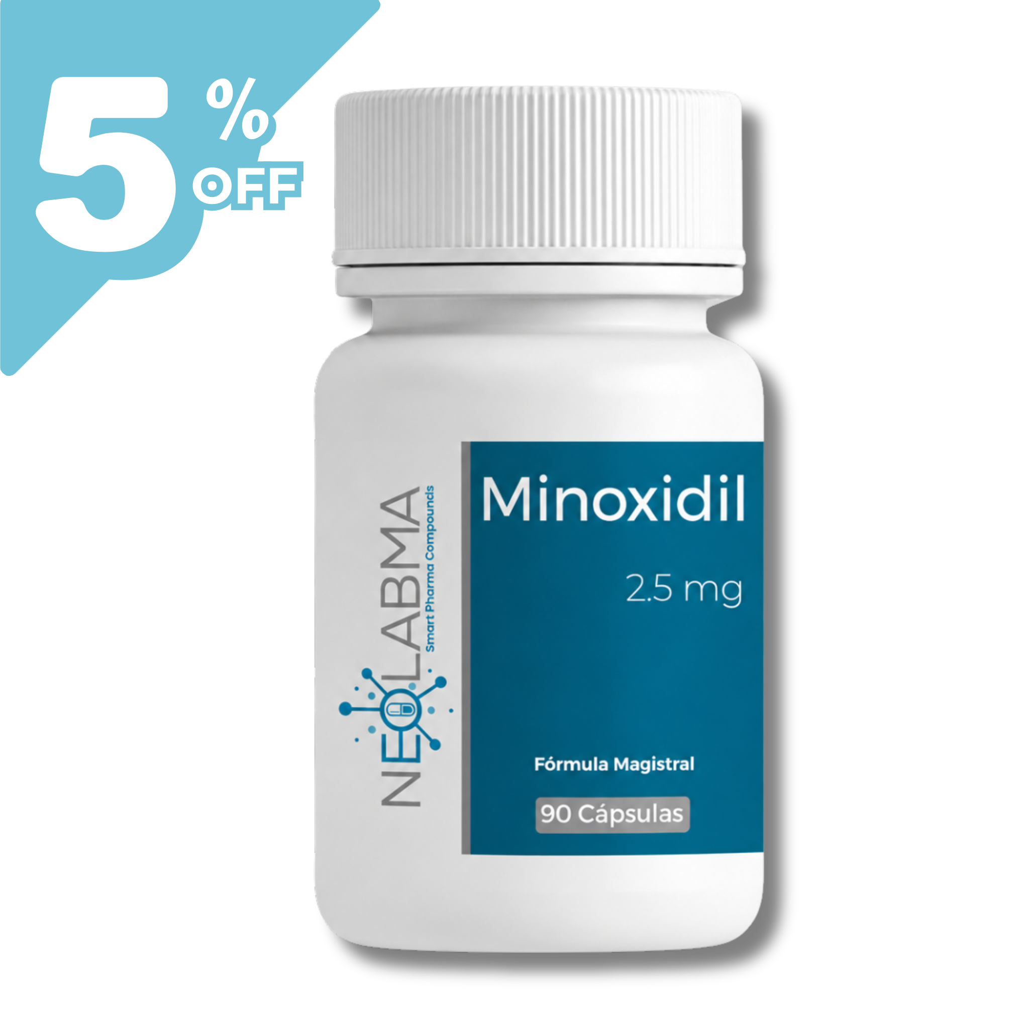 MINOXIDIL 2.5 MG 90 CÁPSULAS