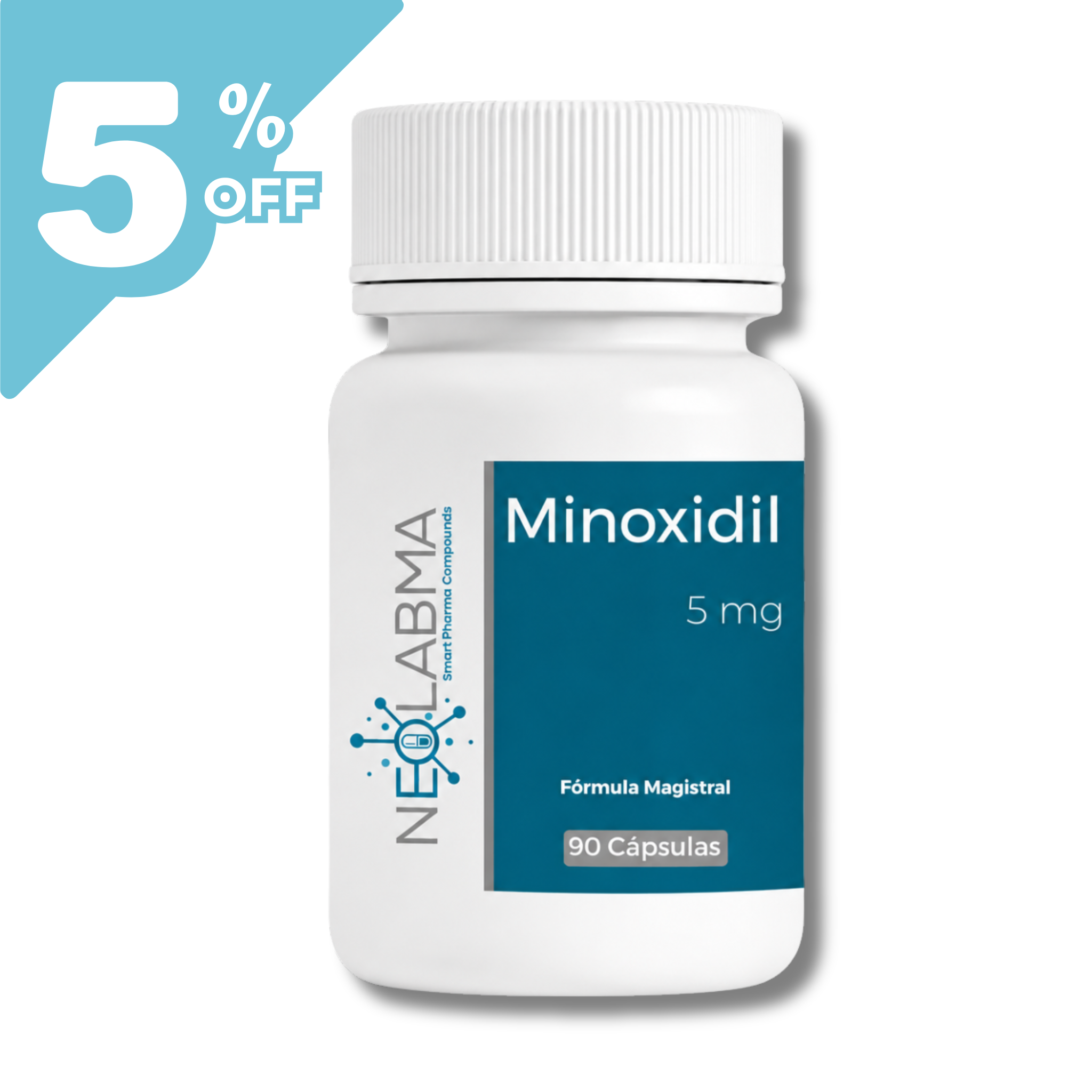 MINOXIDIL 5 MG 90 CÁPSULAS