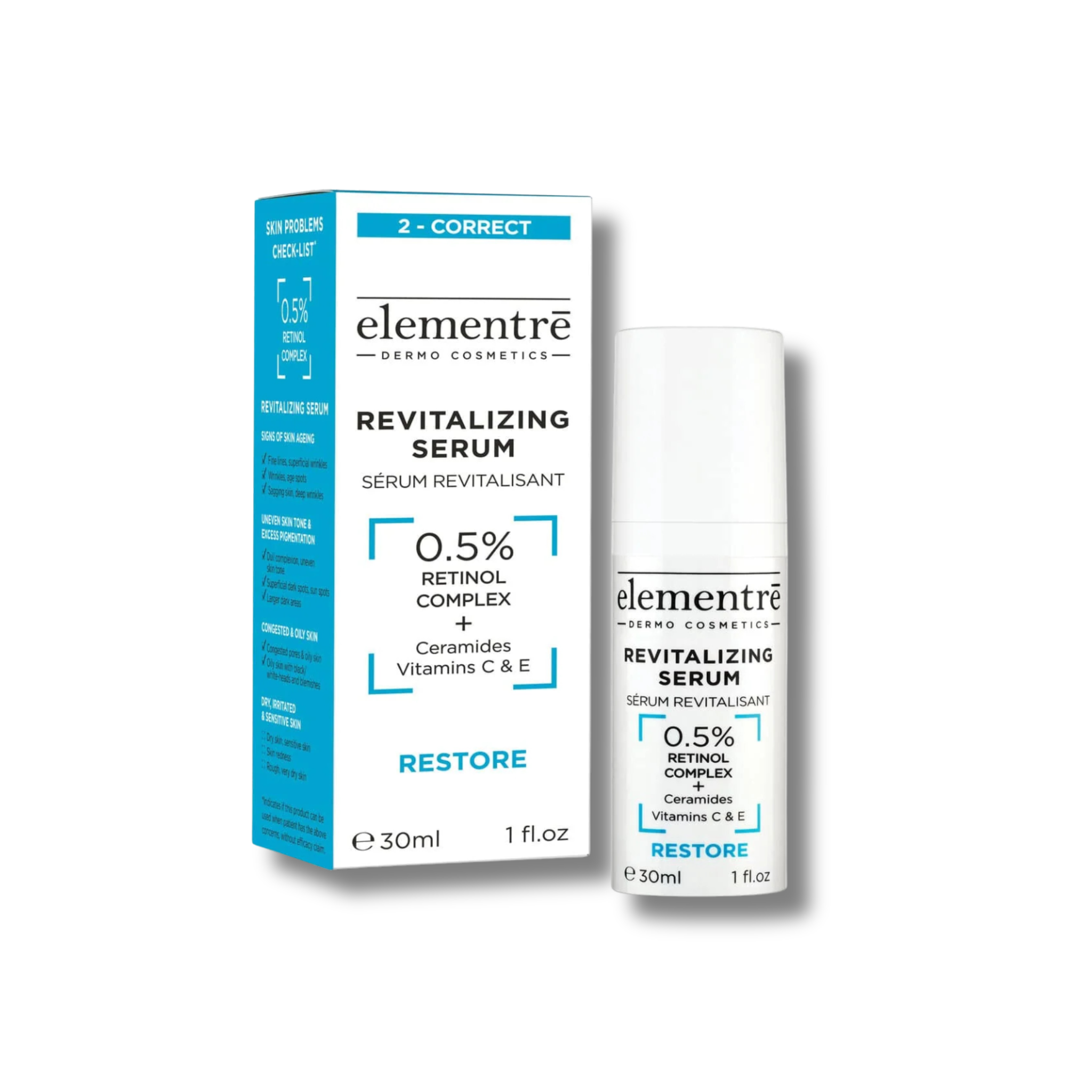 Elementre Revitalizing Serum 0.5% 30ml