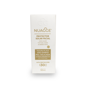 NUAGGE PROTECTOR SOLAR CON COLOR