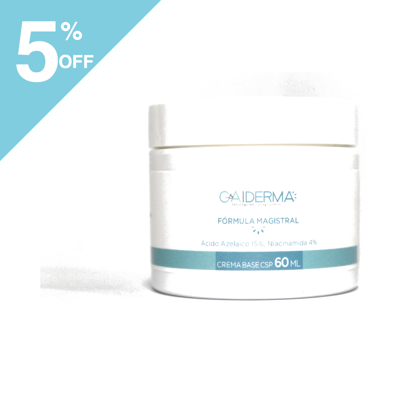 Crema magistral con acido azelaico 15% y niacinamida 4%