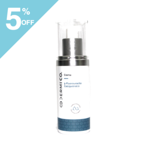 Crema con 5-fluorouracilo 5% y calcipotriol 0.005%