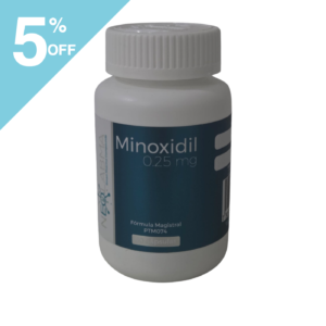 Minoxidil 0.25 mg 60 cápsulas