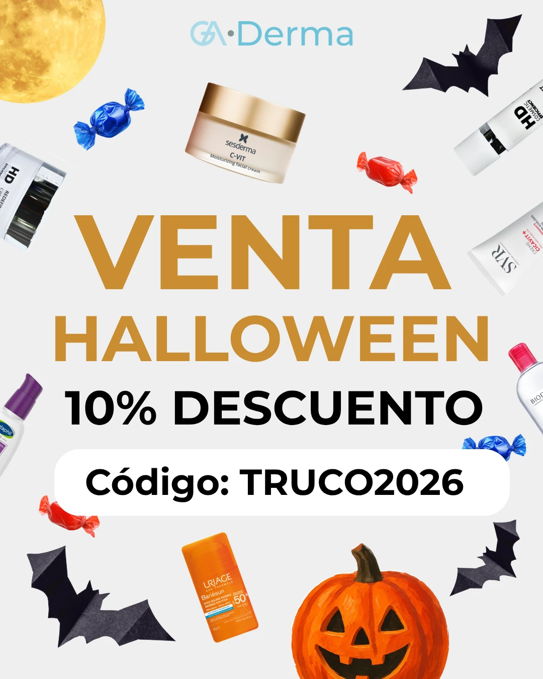Venta Halloween: 10% de descuento con el código TRUCO2026